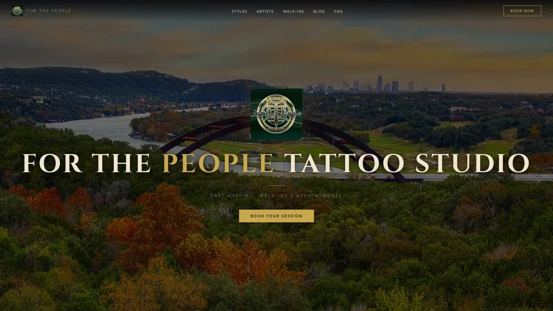 For the People Tattoo website